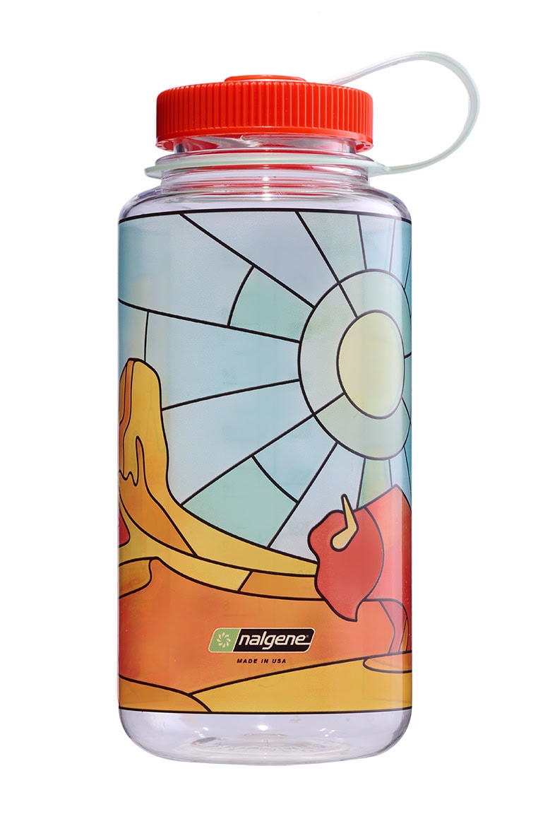 32oz Wide Mouth Stained Glass Print Bottles - Essential Offering N6
