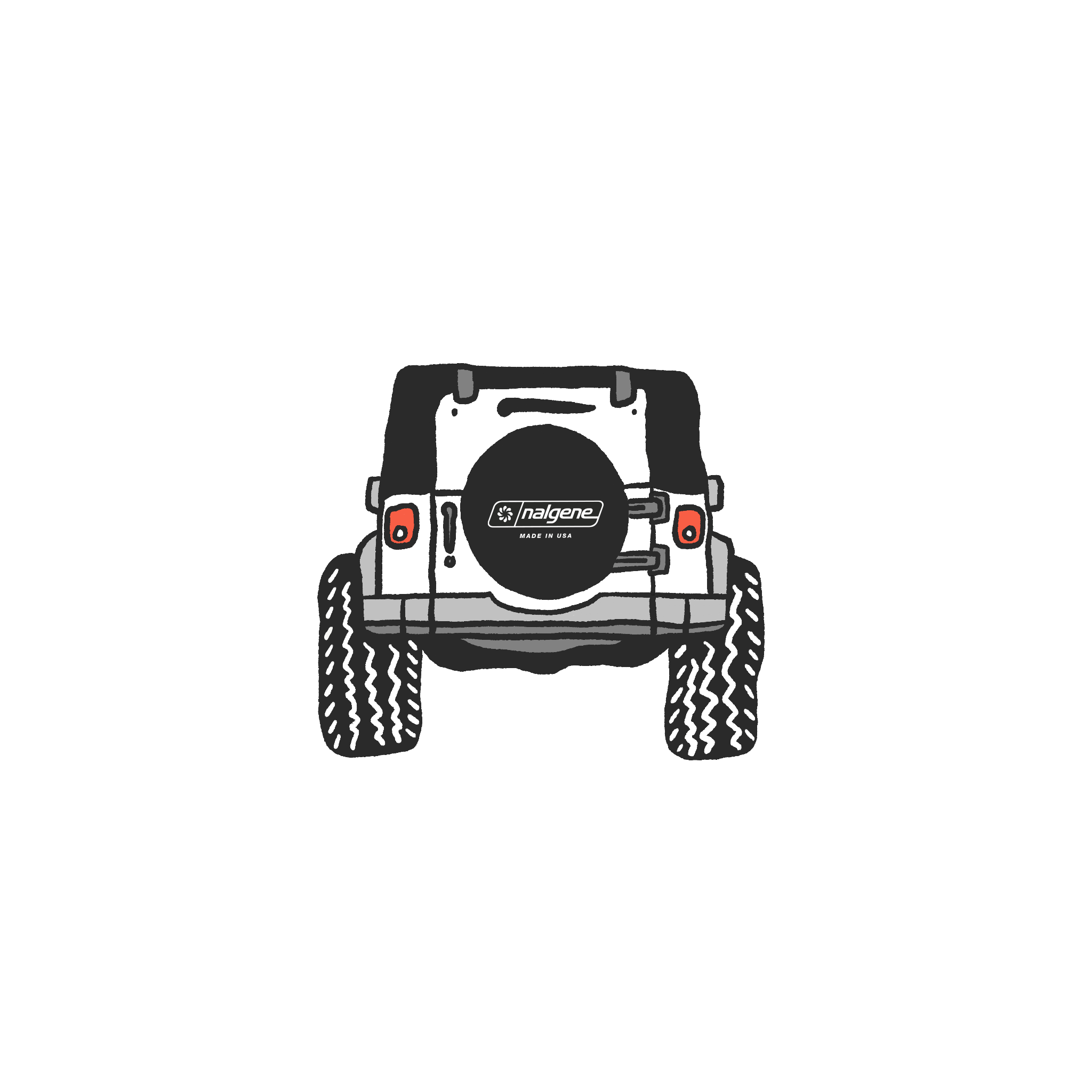 Four Wheeling Sticker - Essential Offering W8